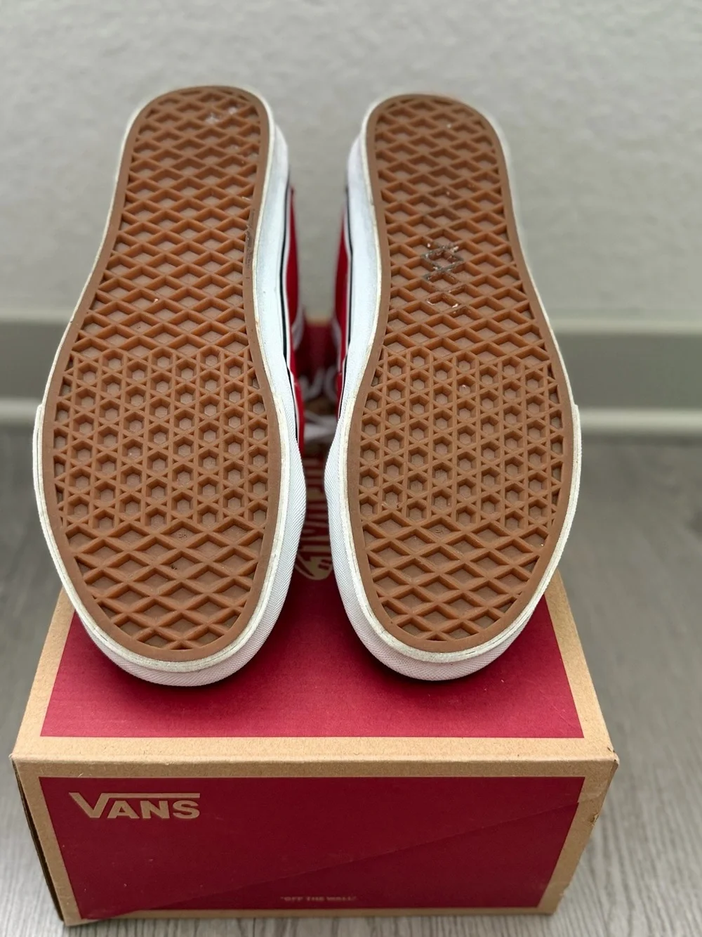 Vans Kids Red High-Top Skate Sneakers with White Laces + extra White Laces